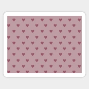 Sweet hearts pink pattern Sticker